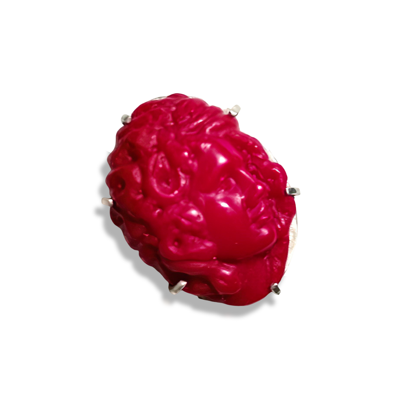18K Medusa Intaglio Brooch