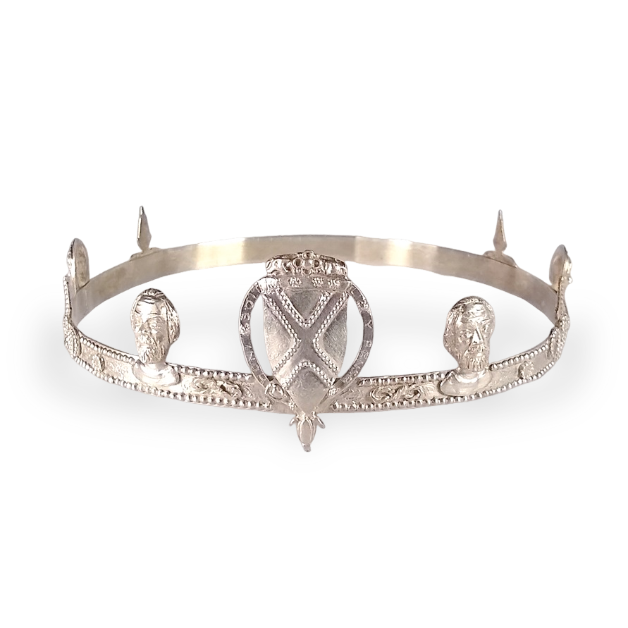 Silver Crown with Intaglios