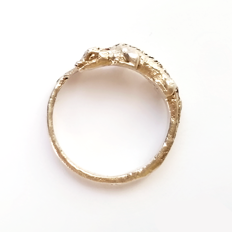 Silver Dragon Ring